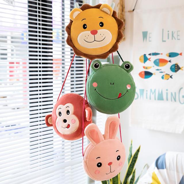 Wholesale Plush Toys Cute Coin Bags Plush Toy High Quality Animals Purse Soft Kids Backpack Birthday Gifts