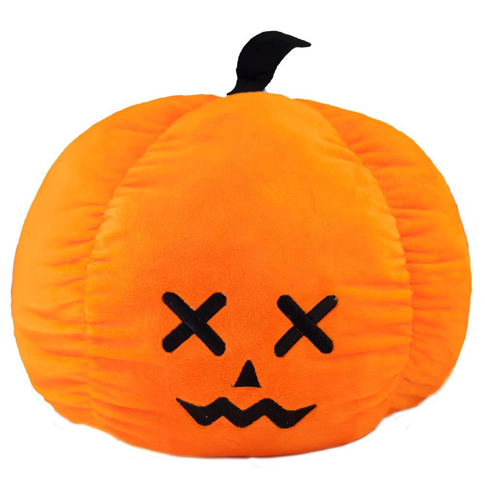 10CM Halloween toy plush doll double-sided expression pumpkin mini cute flip luminous ghost Christmas toys gift