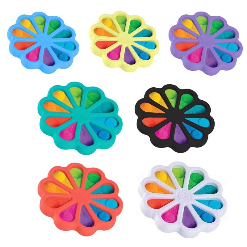 Fidget Toys Finger Bubble Press Relief Fingertip Toy Stress Educational Kids Baby Gift Squeeze Sensor