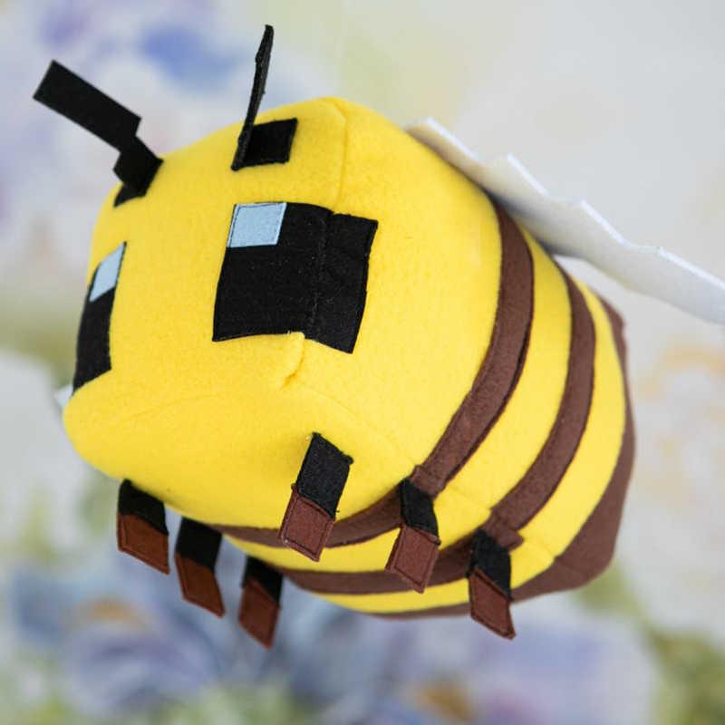 20cm Creeper Stuffed Plush Toy Cute Game Toy Yellow Bee Soft Toys Action Figure Plush Dolls Birthday Gift Toy for Children Fans H1025