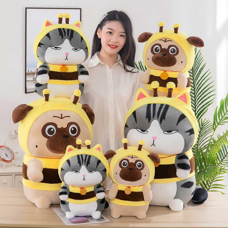 Children Plush Toys Bulk Dog Cat Doll Pillow Cushion Stuffed Animal Soft Long Sleep Pillow Stitch Kid Toy Gift Girl Fidgety Toys H1025