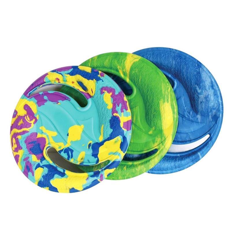 EVA Colorful Flying Discs Pet Training Toys Soft Beach Disc Toy Outdoor Games Garden Child