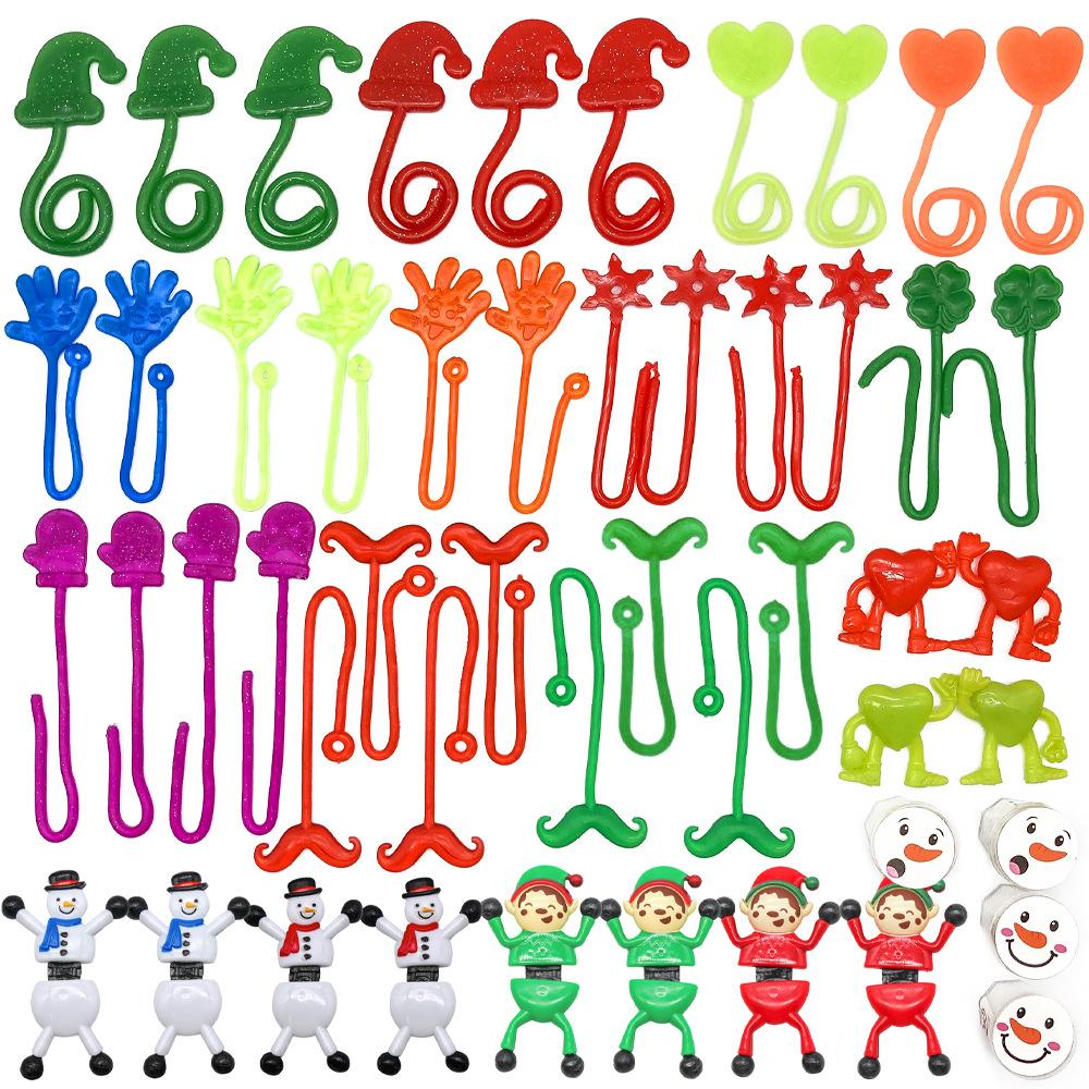 12 Christmas Valentine s Day TPR venting toys stretch sticky hands