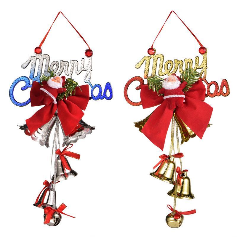 gift Christmas tree decoration snowman bell pendant children toy new year party supplies